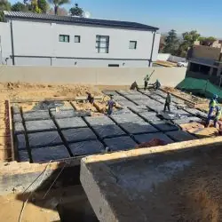 Paving work in progress in Fourways